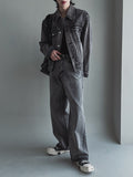 Desub washed wide denim pants