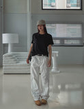 QWERTY Twisted Wide Cotton Pants