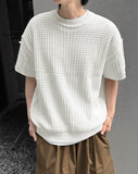 Waffle over knit