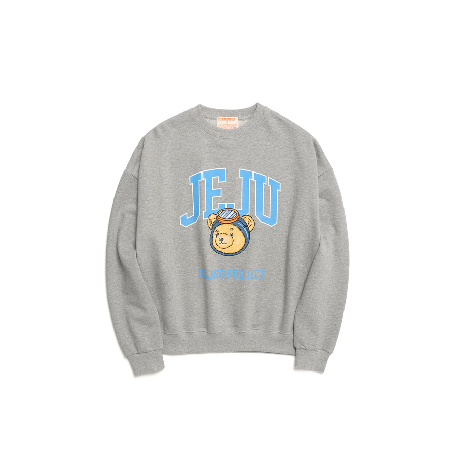 【 PROJECT】22FW★ JEJU Diver Bear T-Shirt Item ISLAND PROJECT JEJU Diver Bear T-Shirt - Sky Blue | GVG