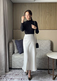 Molly Satin Mermaid Long Skirt