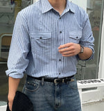 Week Stripe Pocket Shirt