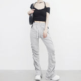 Faroan String Shirring Cropped T-shirt