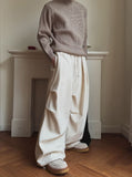 Graph Pintuck Parachute Balloon Pants