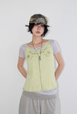 ROSE STITCH SLEEVELESS