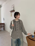 Kendanyu Pocket Check Hood Shirt