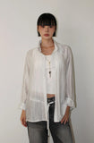SOFT SILK STRIPE SHIRT