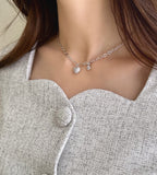 Eleni Heart Cubic Necklace