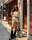 [Cup sleeveless + Belt set] Summer Bohemian Net Knit Set