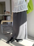 Irom Stripe Banding Long Skirt