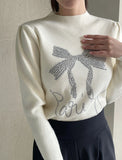 Paris Bling Ribbon Shirring Knit