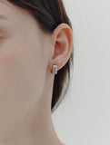 Volume Square (C) One-Touch Earrings