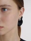 Ice Cushion (W) Wide One-Touch Earrings