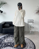 Kyrem Peach Balloon Cargo Pants
