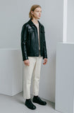 Lambskin Pocket Trucker Jacket