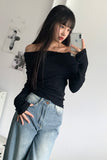 mita off shoulder knit