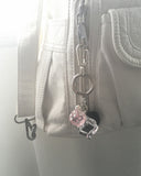 Lovely Hip Heart Dice Pants Bag Key Ring