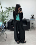 Rain-colored cropped sleeveless