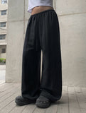 Ether Summer Linen Banding Wide Long Pants