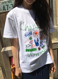 Sanili Over Printing Short Sleeve Tee