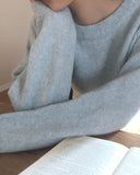 [Wool10] Loose fit wool round knit
