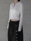 Mayan Lace Hooded Zip-up