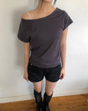 Libya Boat Neck Short Sleeve T-shirt
