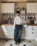 Shay Wide Denim Pants