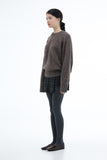Roses Check Fringing Short Skirt
