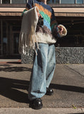 Autumn Snap Balloon Wide Denim