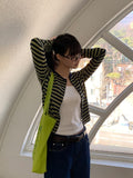 Halsey Stripe Knit Cardigan