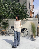 Keple Bijo Cargo Pocket Wide Denim Pants