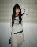 Hoa Vintage Hoals Print T-Shirt