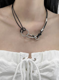 Rakit Buckle Leather Necklace