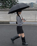 Nikki Pocket Leather Long Boots