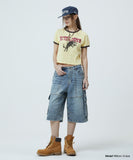 BERMUDA CARGO DENIM SHORT