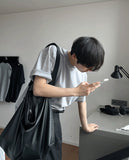 Incision fine round short sleeve tee