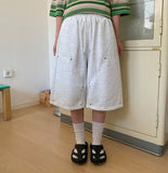 [Unisex] Bemensi Rivet Banding Bermuda Pants