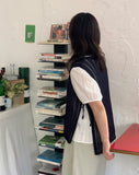 Natsuda Layered Strap V-Neck Knit Vest