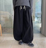 [Unisex] Posins Cotton Banding Balloon Wide Pants