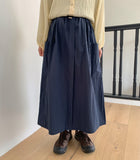 Calan Cotton Banding Long Skirt