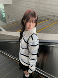 Vans Stripe Collar Overfit Knit