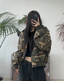 Ruffle bio work jacket