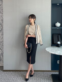 Sade Color Matching Cardigan