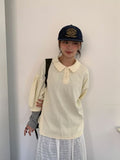 Melfi Waffle Shirring Collar Tee