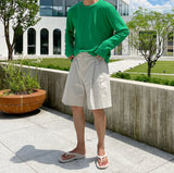 Boucle Summer Long Sleeve Knit