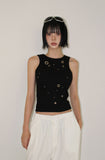 [with cup] EYELET ★ SLEEVELESS