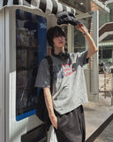Blossom Printing Pigment Short Sleeve T-shirt