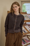 Stripe Crop Cardigan