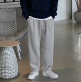 Naru brushed one-tuck sweatpants